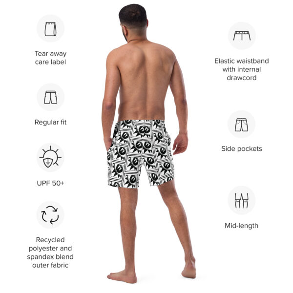 Emerlye Arts® Logo Recycled Swim Trunks - Image 4