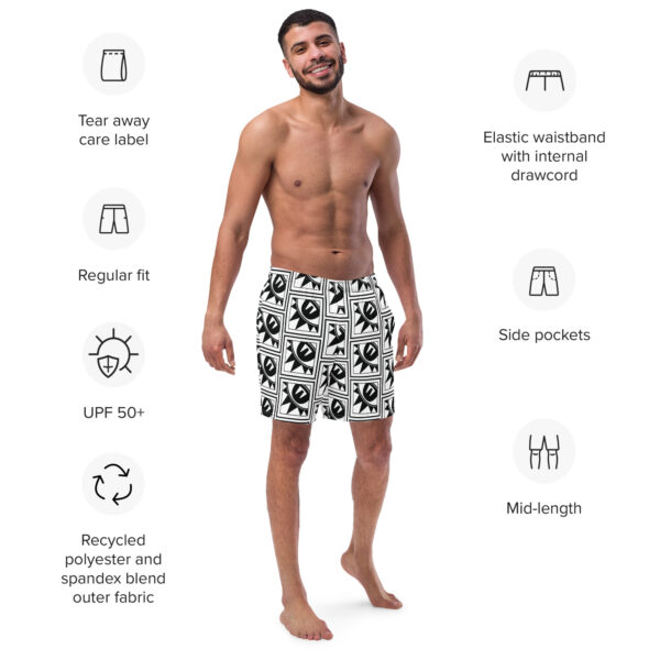 Emerlye Arts® Logo Recycled Swim Trunks - Image 2