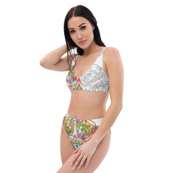 150416 Salamander Mandala Recycled high-waisted bikini